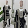 Rtc 5782 Faux Gorgette Thread With Sequnce With Lace Broder Top With Pant Dupatta Bulk Orders In India